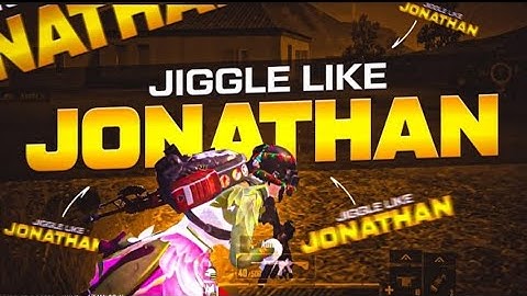 Secret of @JONATHANGAMINGYT jiggle | jiggle movement guide| jiggle like Jonathan |BGMI|