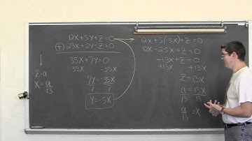 Non-Square 3 Variable Linear Systems