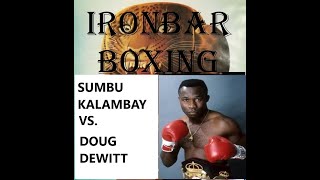 Sumbu Kalambay vs. Doug Dewitt.World MWC.1988.11.08