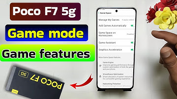 Poco F7 5g game turbo setting | Poco F7 game turbo setting on kaise kare
