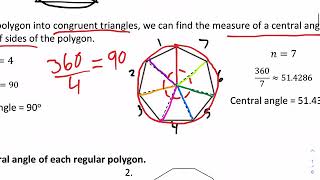 Classifying Polygons and Angles of Regular Polygons