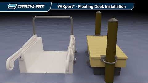 YAKport  Floating Dock Installation