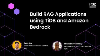 Build RAG Applications using TiDB and Amazon Bedrock