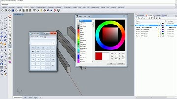 04 - Rhino - Layer Setup and Object Layer Change