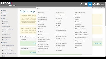 How to set Bill of Materials (BOM) and create work orders in LedgerMax?