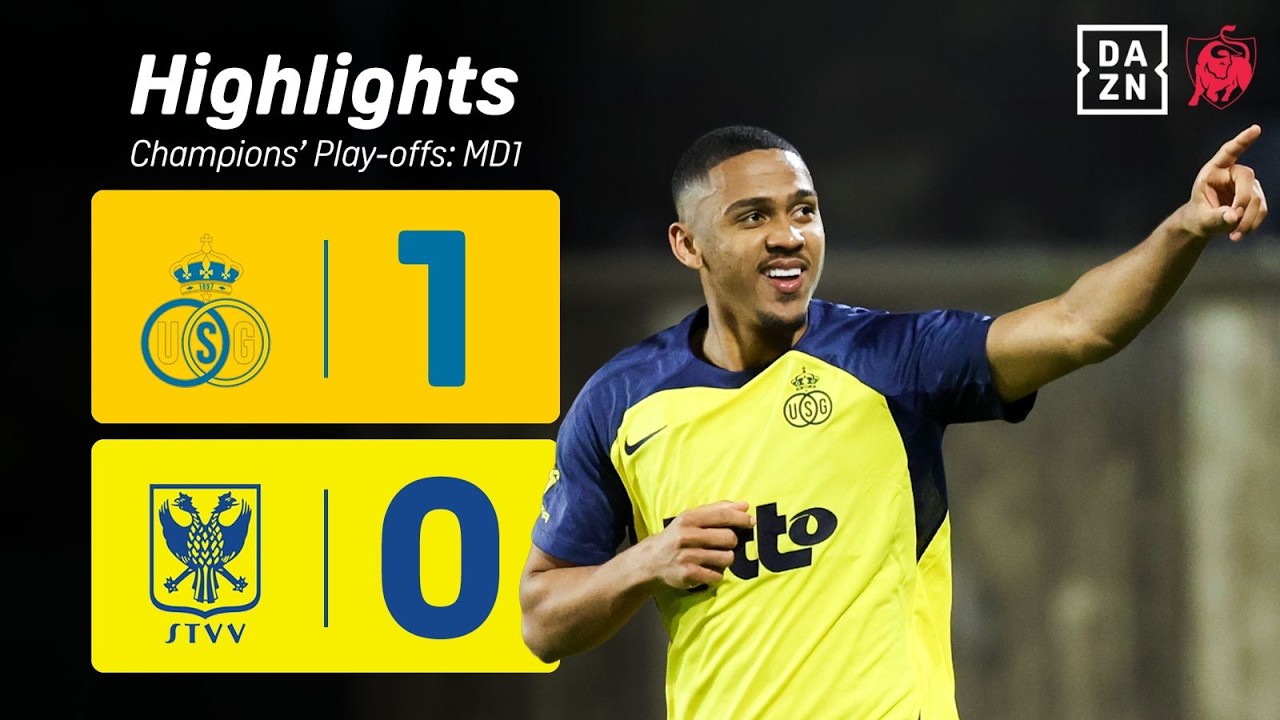 L’Union SG débute parfaitement les Champions’ Play-offs ! 💪📈 | Union SG - STVV