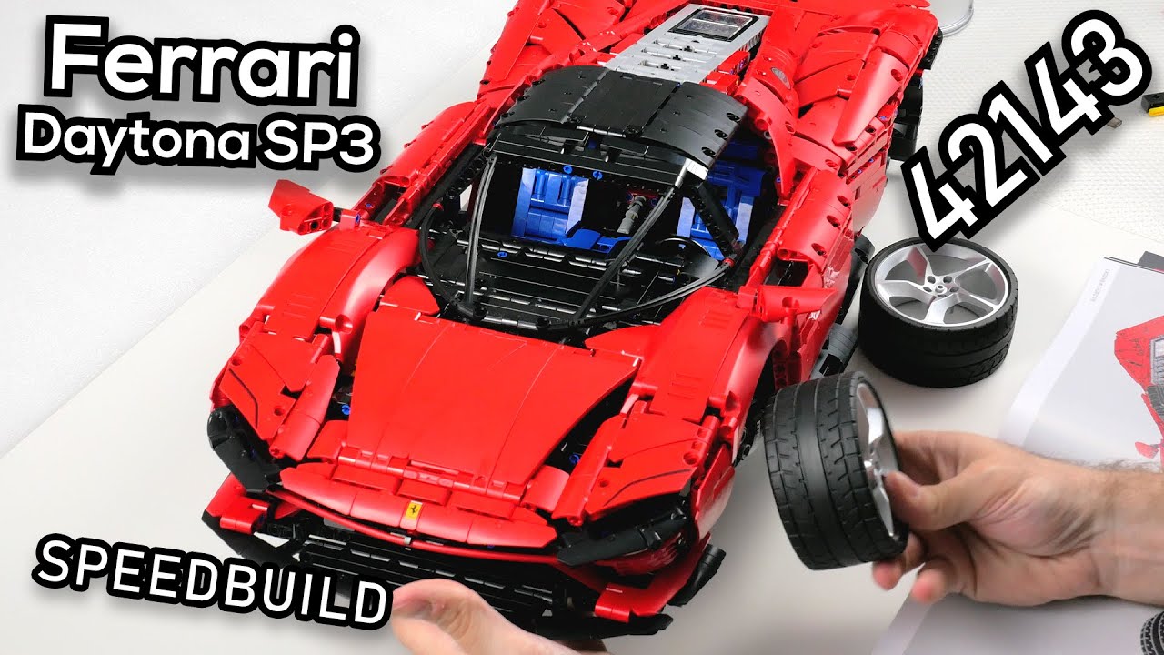 LEGO 42143 Speedbuild | LEGO Ferrari Daytona SP3 | Speed Build 42143 LEGO  Technic 2022 | LEGO 1:8