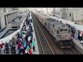 أكبر فيديو مجمع لمرور القطارات VIP بمحطة دمنهور