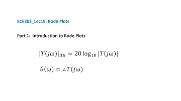 ECE202_Lec19_Part 1 Introduction to Bode Plots