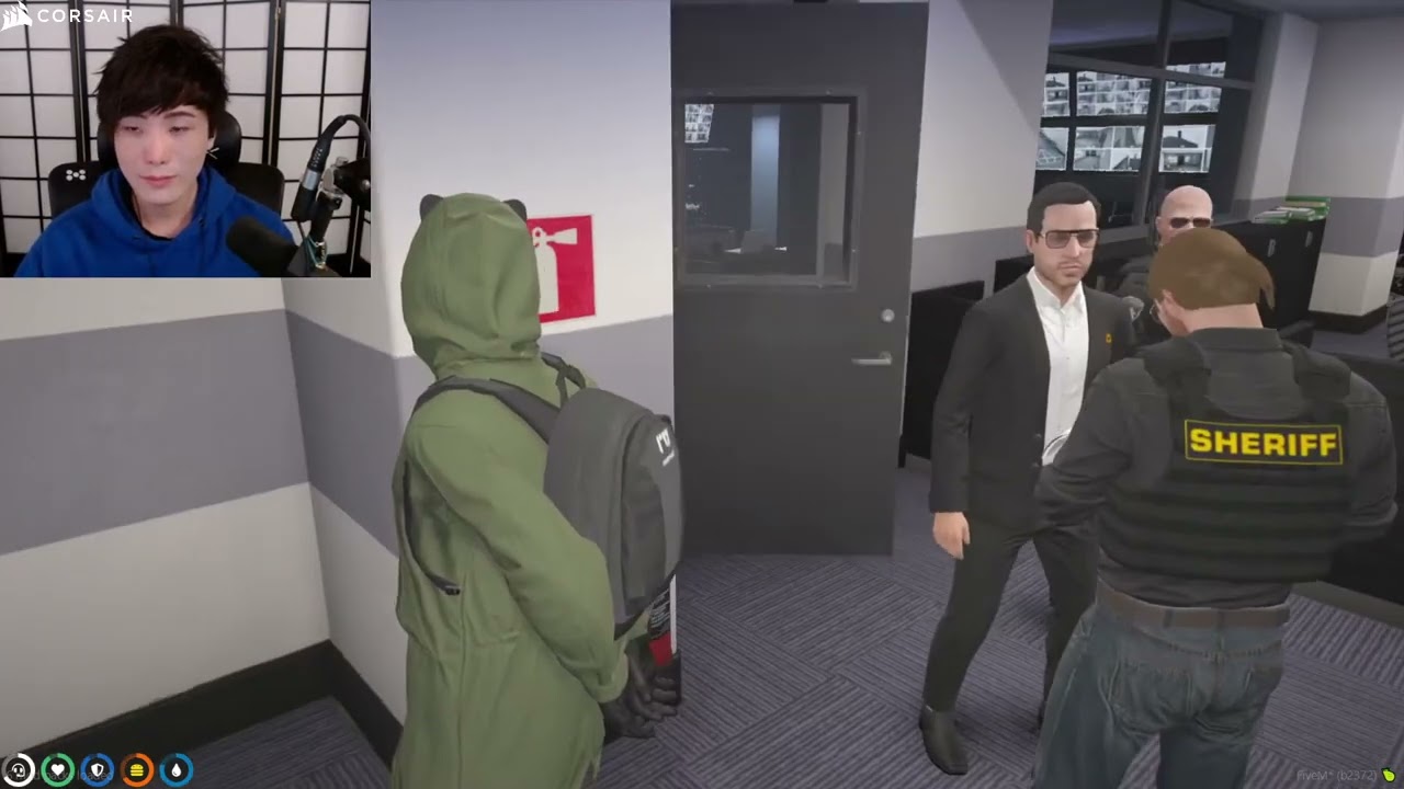 Yuno Perspective of getting caught by PD at the Casino | GTA RP NoPixel 3.1