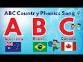 A to Z Countries ABC Phonics Song for Toddlers & Kids 🌎