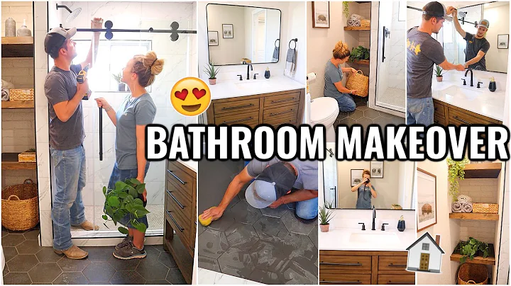 COMPLETE BATHROOM MAKEOVER!!😍 BEFORE & AFTER | HOUSE TO HOME Little Brick House Episode 8 - DayDayNews