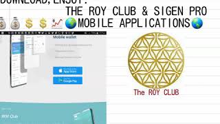 DOWNLOAD THE ROY CLUB AND SIGEN PRO MOBILE APPS screenshot 1