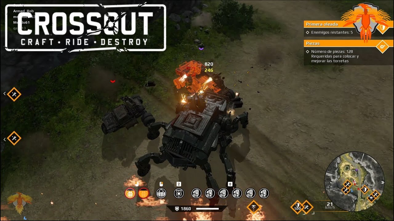 Crossout PvE Multiplayer Gameplay 2021 - PvE Battles 86 - No Commentary