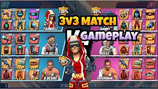 🔥What A Comeback 🥶🤯. 3v3 Battle 👾| 🕹️Grid-Punk 3v3 Battle Royale PvP | #comeback