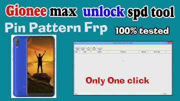 HOW TO UNLOCK GIONEE MAX PIN PATTERN FRP SPD TOOL | GIONEE MAX KASE UNLOCK KARE SPD TOOL SE100% free