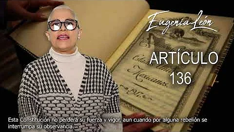 ¿Qué es el artículo 136?