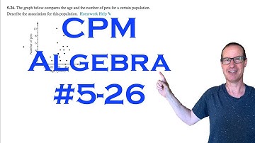 CPM Algebra Chapter 5 Problem 26