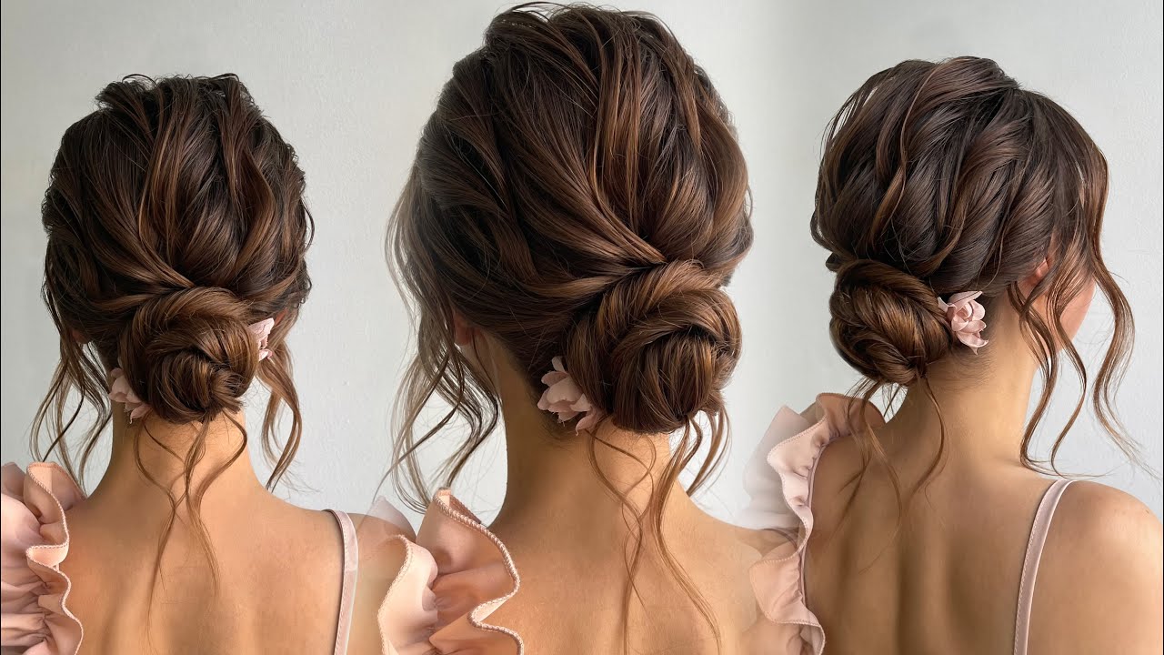 Easy plaited updo hairstyle tutorial - Hair Romance