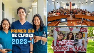 Primer día de clases del ciclo 2023-I en la UDEP 🥳