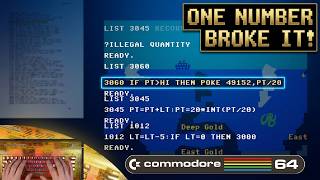 This C64 BASIC Game Was Broken By a Single Number!