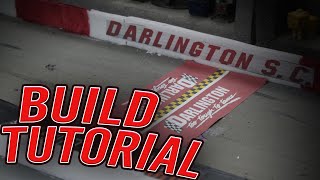 How I Built the Darlington Raceway for my NASCAR StopMotion Series!