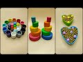Satisfying Bead Reverse, Xylophone Magic, Sorting Balls, ASMR Bead Tower, Marble Run Relaxation