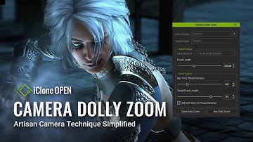 Camera Dolly Zoom: Artisan Camera Technique Simplified - iClone Python Plugin (FREE)