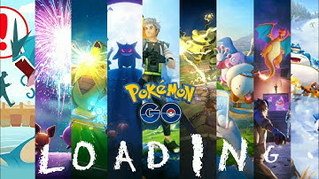 Loading Screen Timeline Pokemon Go 2016 - 2019/ New December Screen!