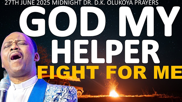MIDNIGHT SHOUT FOR EMERGENCY HELP FROM GOD! | WEEKEND DELIVERANCE MFM PRAYERS || DR. D.K. OLUKOYA