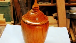 #29 Woodturning a Lidded Box from Brazilian Cherry Part 1