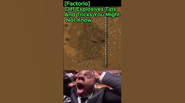 [Factorio] Cliff Explosives Tips and Tricks You Might Not Know