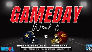 Information LIVE: North Ridgeville vs. Avon Lake | High School Football | October 9, 2026 Update