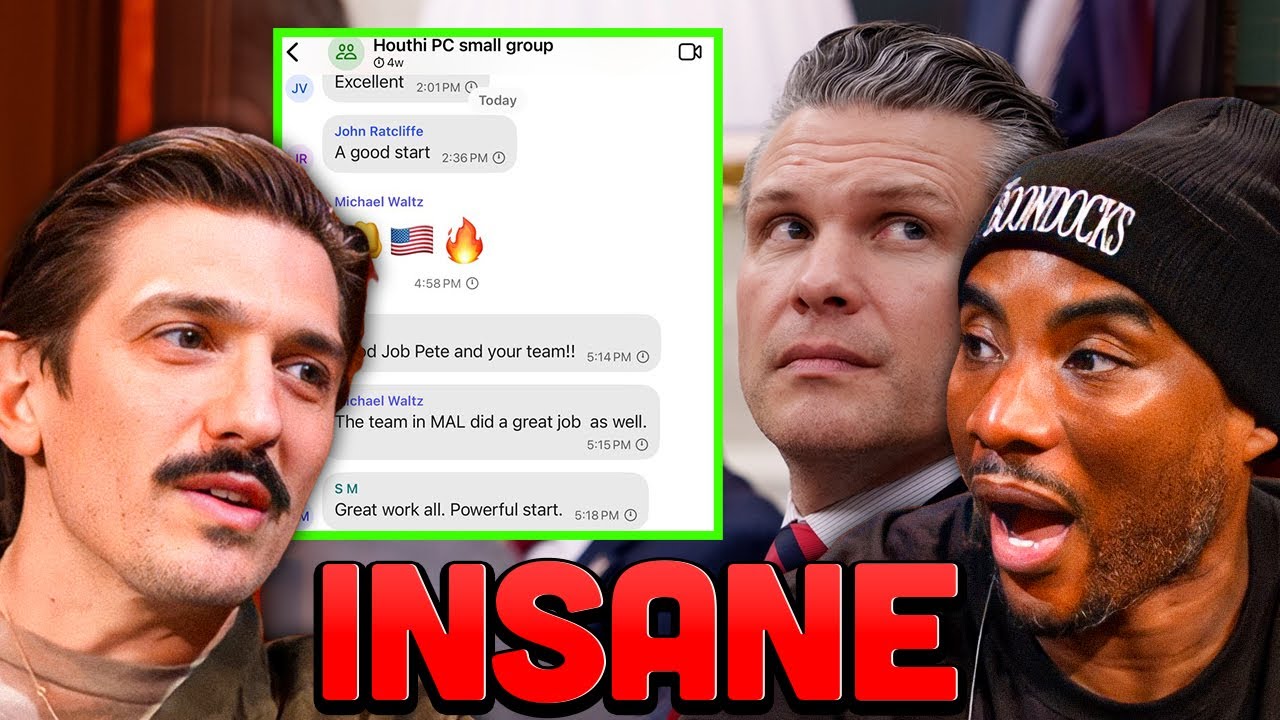 Andrew Schulz REACTS To Leaked War Plans w/ Charlamagne