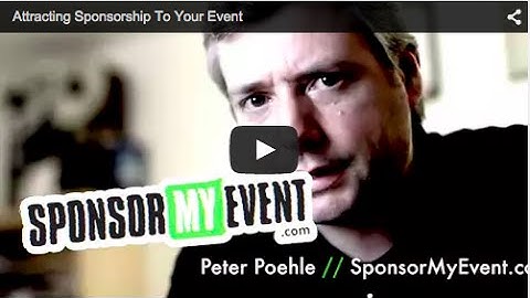 How To Attract Sponsorship To Your Events