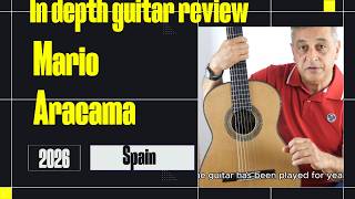 Review Mario Aracama 2026 cedar www.concert-classical-guitar.com