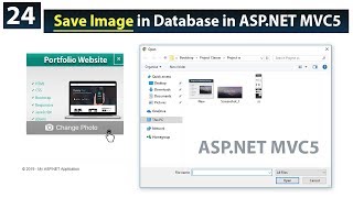 Upload Image in Database in ASP.NET MVC5 - Save Image in Database in ASP.NET MVC5 - Class 24