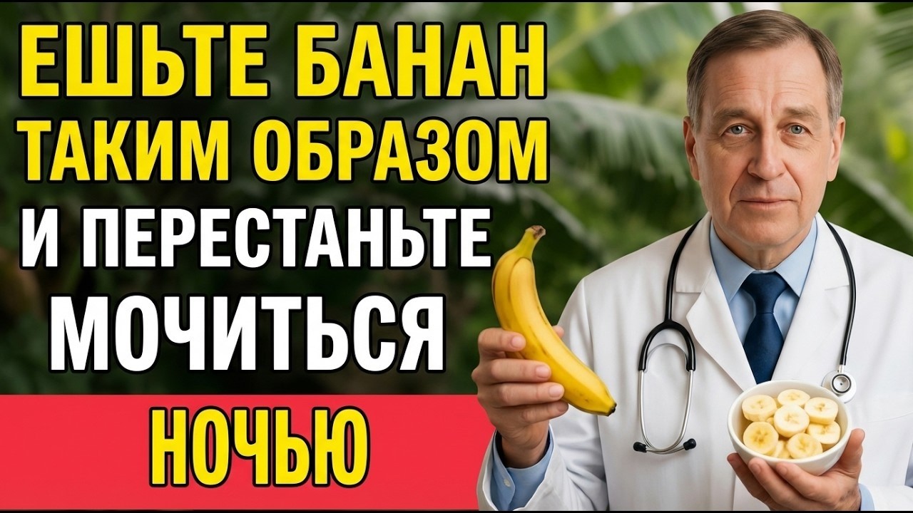 ПОЖИЛЫЕ, Ешьте БАНАНЫ так и БУДЕТЕ СПАТЬ всю ночь БЕЗ ПРОБУЖДЕНИЙ