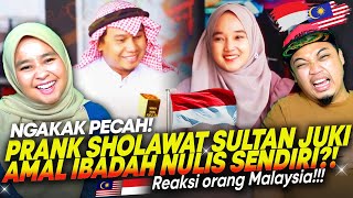 🇮🇩 NGAKAK!!🤣🤣PRANK SHOLAWAT GUS ALDI SULTAN JUKI HAJI DUA KALI!! BIKIN KOCAK || 🇲🇾 REACTION