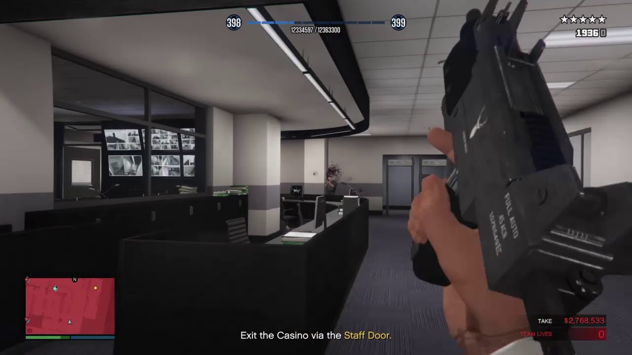 GTA Online Diamond Casino Heist Guard Bug YouTube