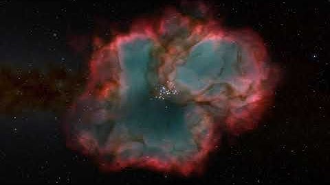 Diffuse Nebula and Cluster RN 8496-5117 fly-around (simulation | no audio)