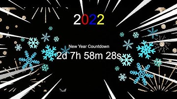 New Year Countdown Timer l only html ,css and js lYours Cartoons