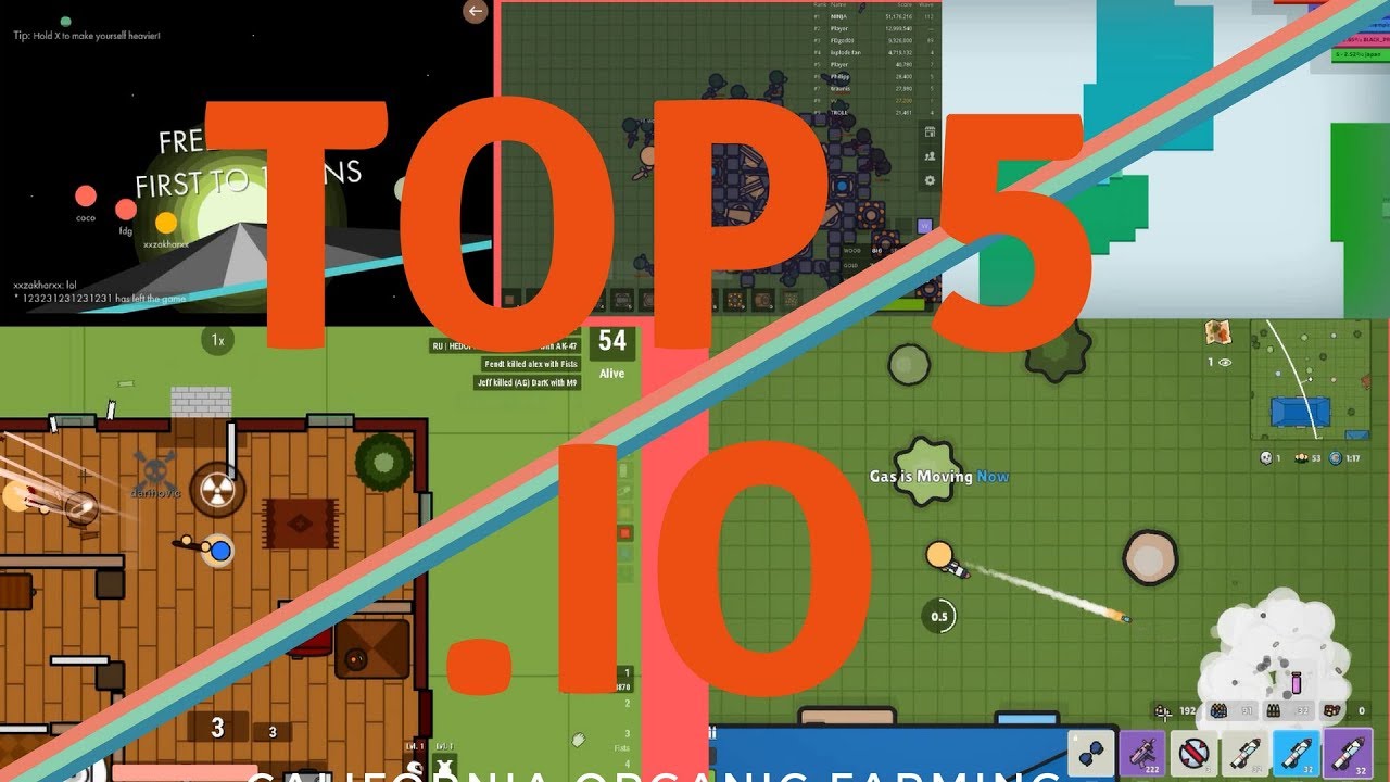Top 5 Io Games // Fortnite.io (New 2018)