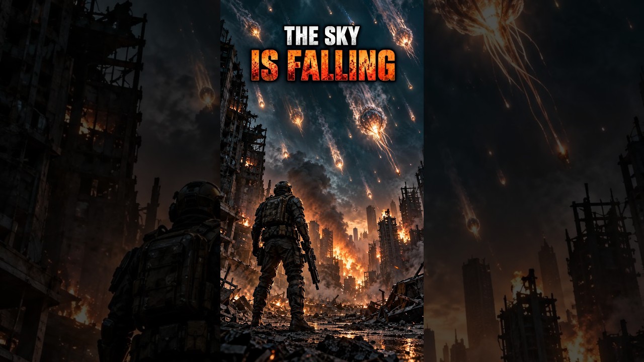 THE SKY IS FALLING 🛸 Alien Invasion Movie Scene #shorts