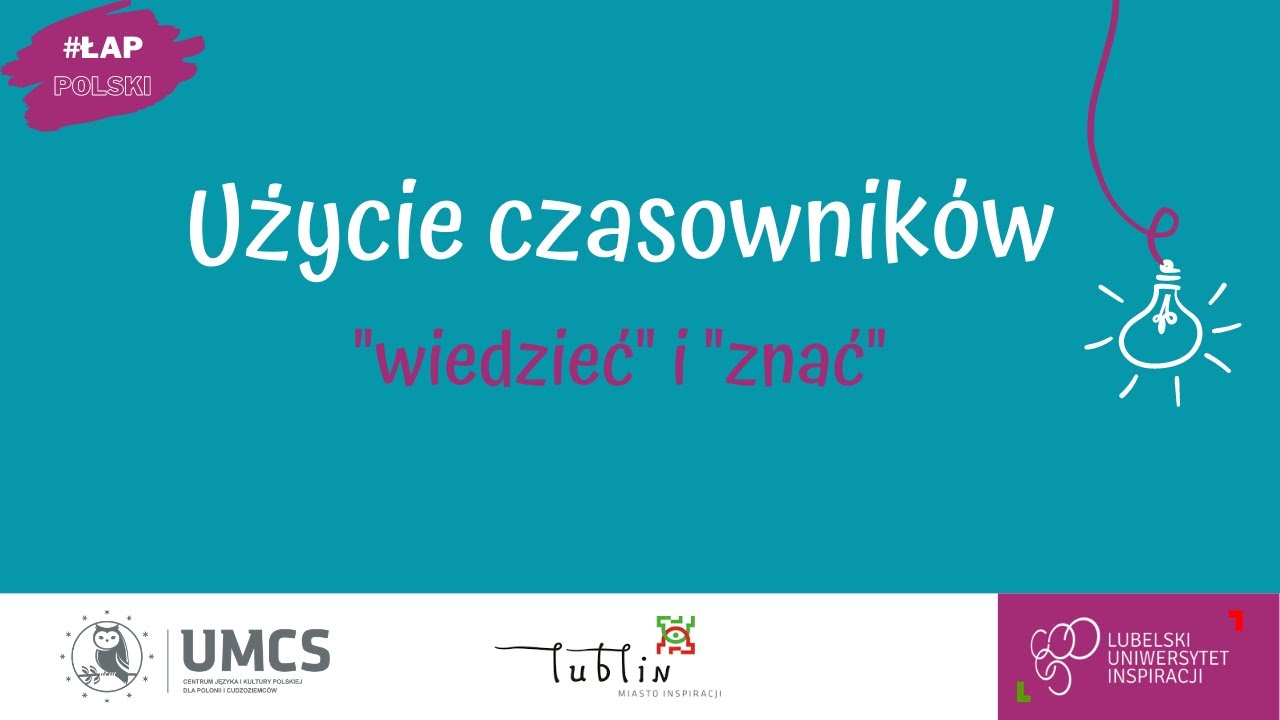 POLISH VOCABULARY IS COOL: wiedzieć vs. znać, what is the difference? (pl/en sub)