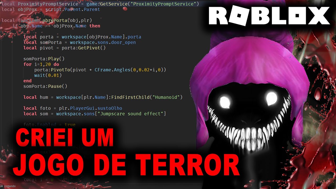 O Melhor Jogo de Terror do Roblox (É Uma B0$T@). 