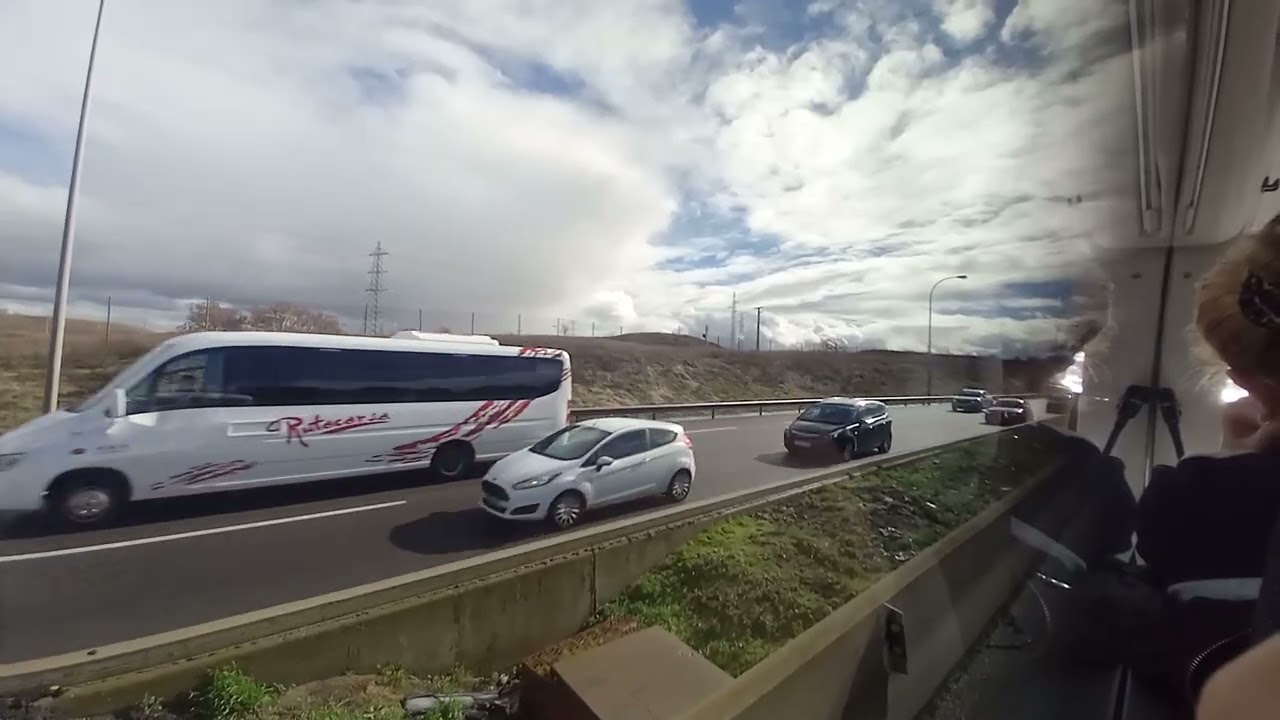 Traveling  by bus 🚍  From Madrid 