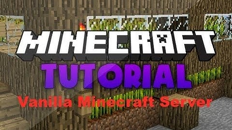 How to make a Vanilla Minecraft Server (Mac) 1.10