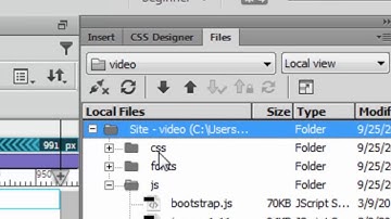 Dreamweaver CC 2015 - Tutorial - cs952 Fall  m04-01