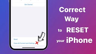 How to Reset Network settings in any iPhone